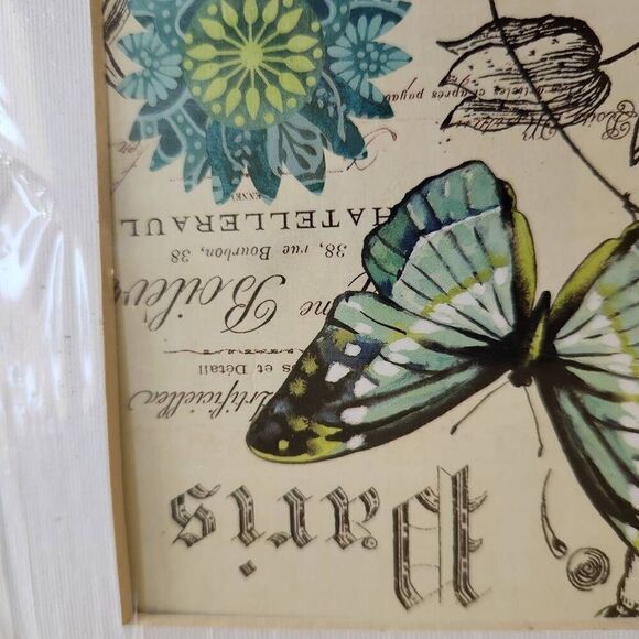 Jennifer Brinley 2012 turquoise butterflies art prints French artbeats - Picture 3 of 5
